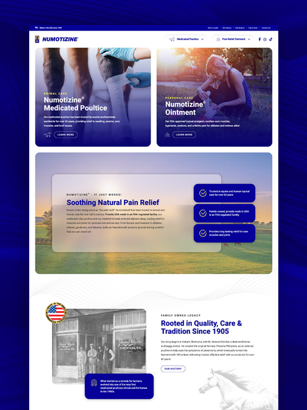 Numotizine Website