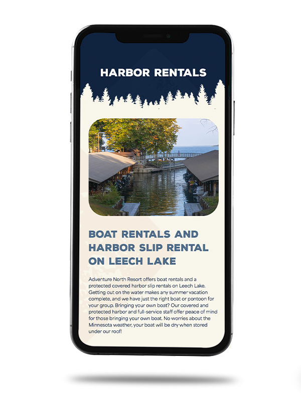 Adventure North Resort Website