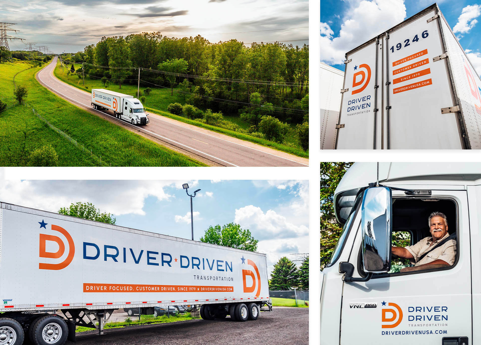 Driver Driven trucking photoshoot