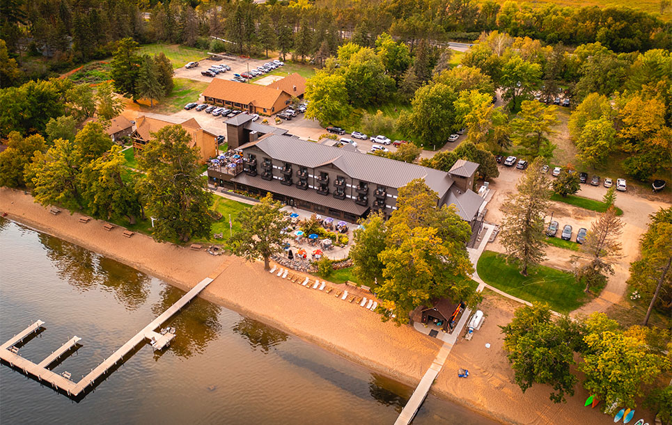 Ruttgers resort aerial photo