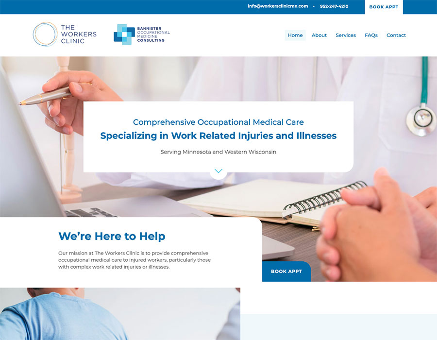 Clinic Medical Care Website Refresh