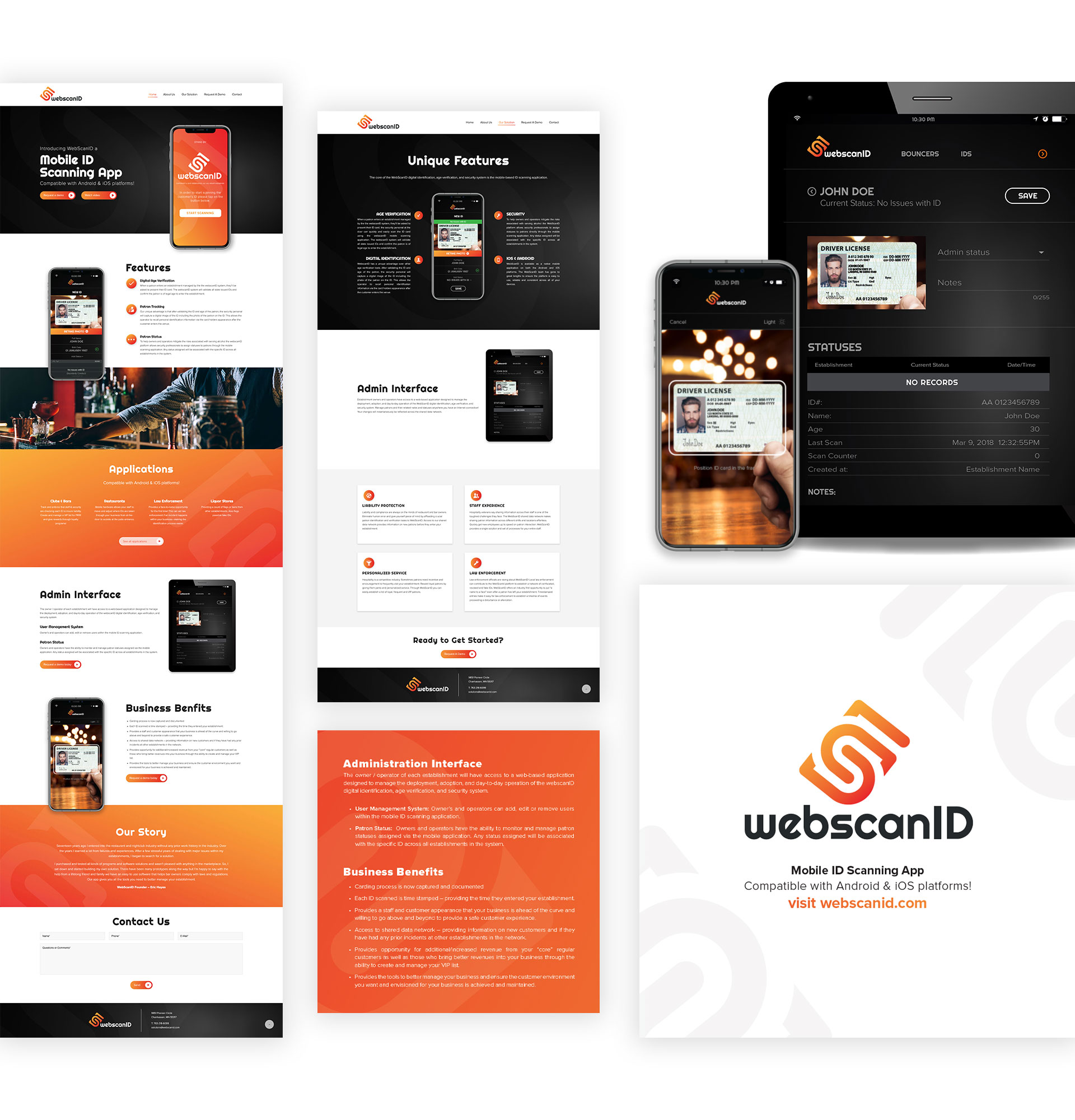 WebScanID Website & Branding