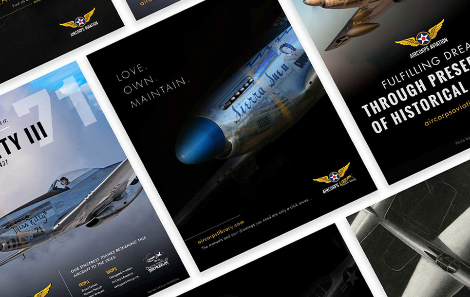 AirCorps Aviation Branding and Websites