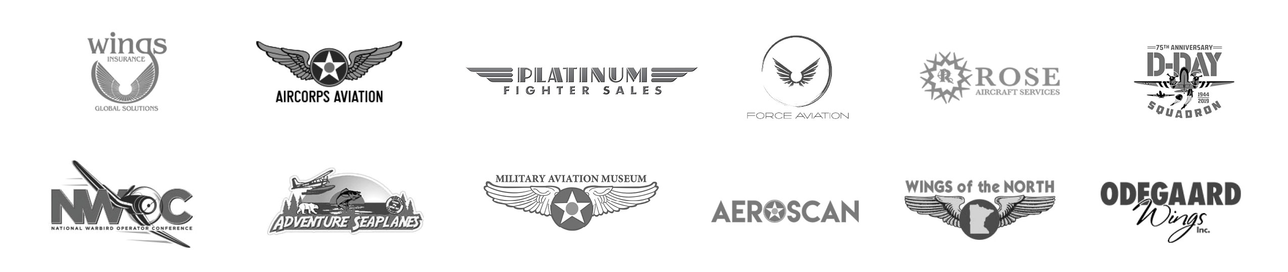 Aviation logo branding