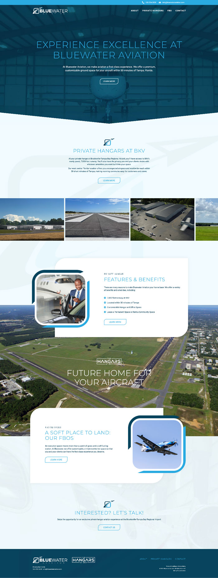 hangars and fbo website