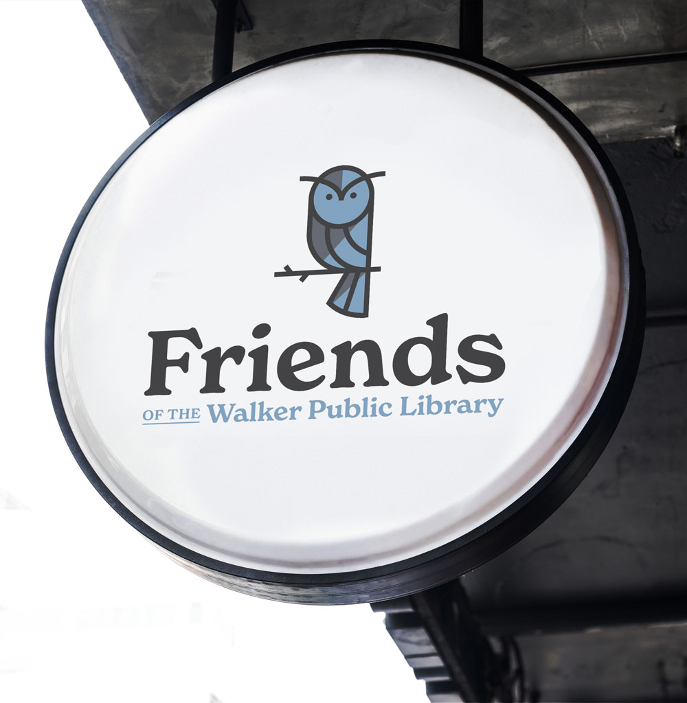 library nonprofit branding