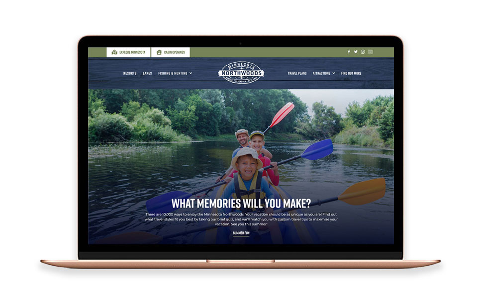 minnesot-northwoods-resorts-website