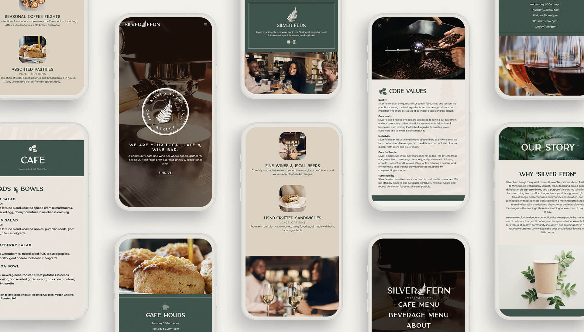 mobile design for restaurant website