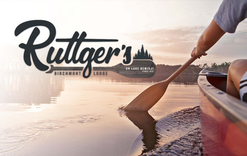 Ruttgers lodge and resort branding Ruttgers lodge and resort branding