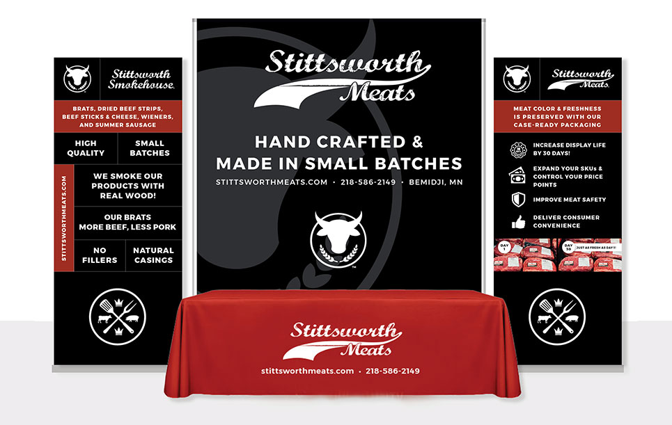 stittsworth meats tradeshow mockup