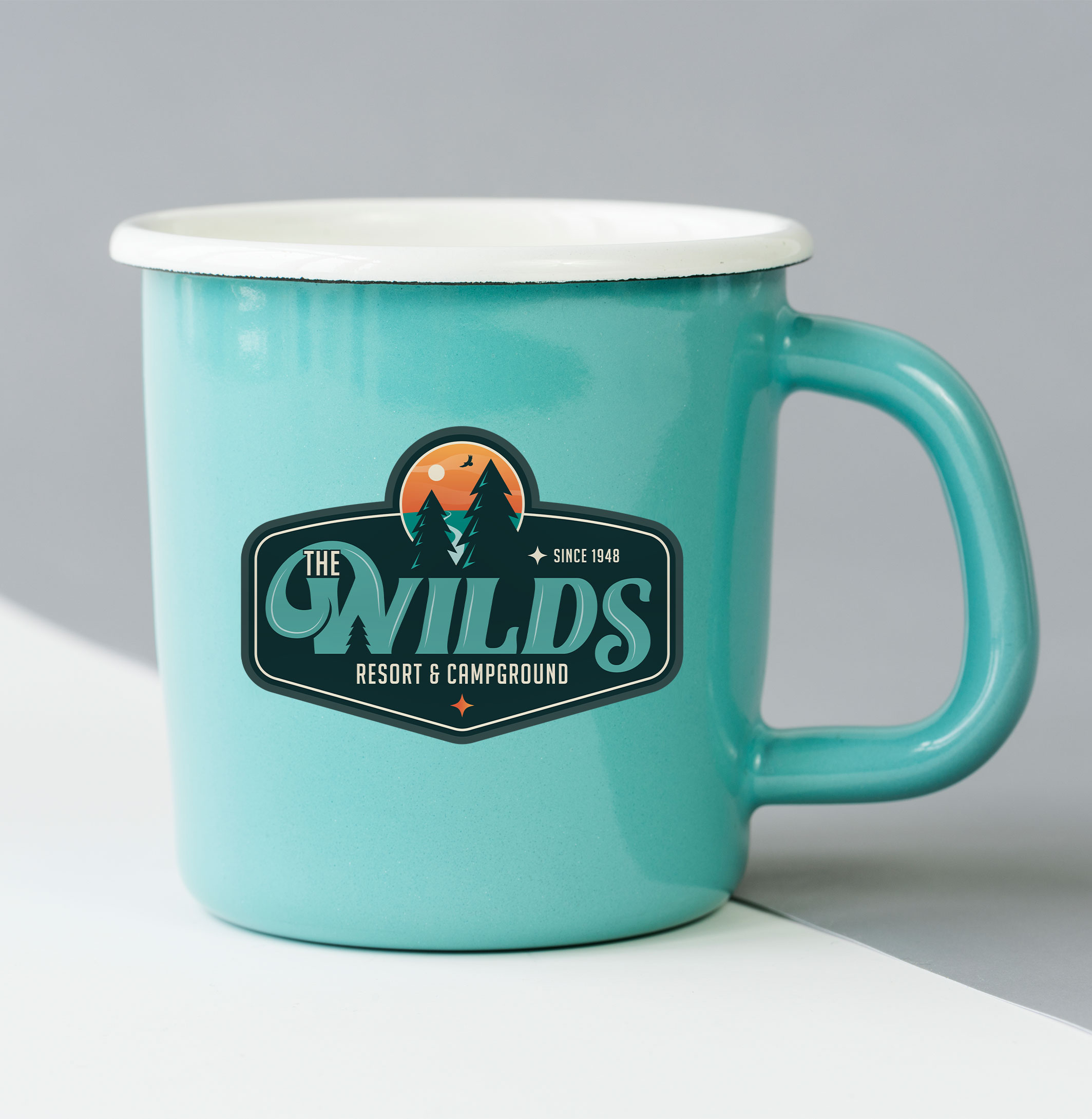 wilds resort logo and barnding